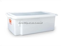 caixa organizadora plastico com tampa pleion