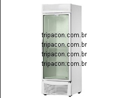freezer vertical fricon porta vidro